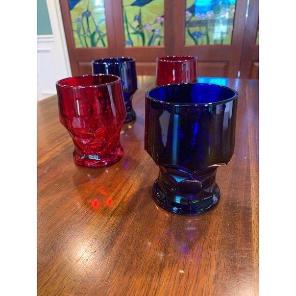 Vintage Georgian Honeycomb Lowball Scotch Glasses. - Picture 9 of 9